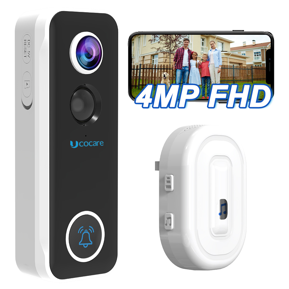 Smart Home Video Doorbell - UCOCARE 4MP Draadloze WiFi Videodeurbel P5