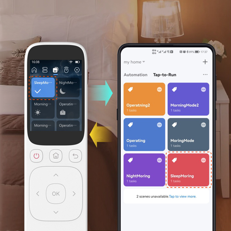 Smart Home App - Nieuwe aanwinst: Draagbare handheld touchscreen gateway,