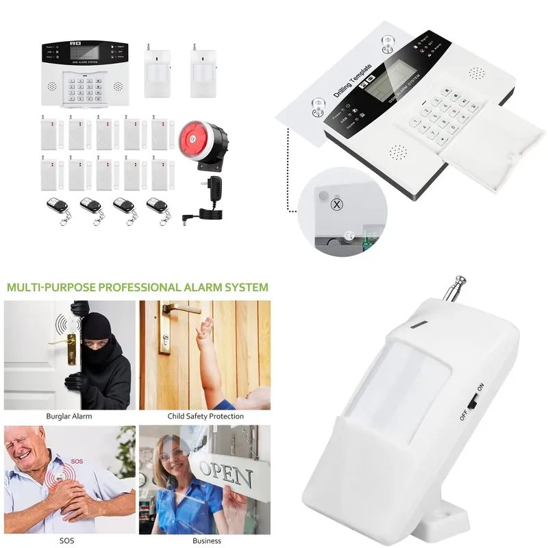 Smart Home Remote Control - Huisinbraakalarmset Auto Dial 120dB Sirene Afstandsbediening