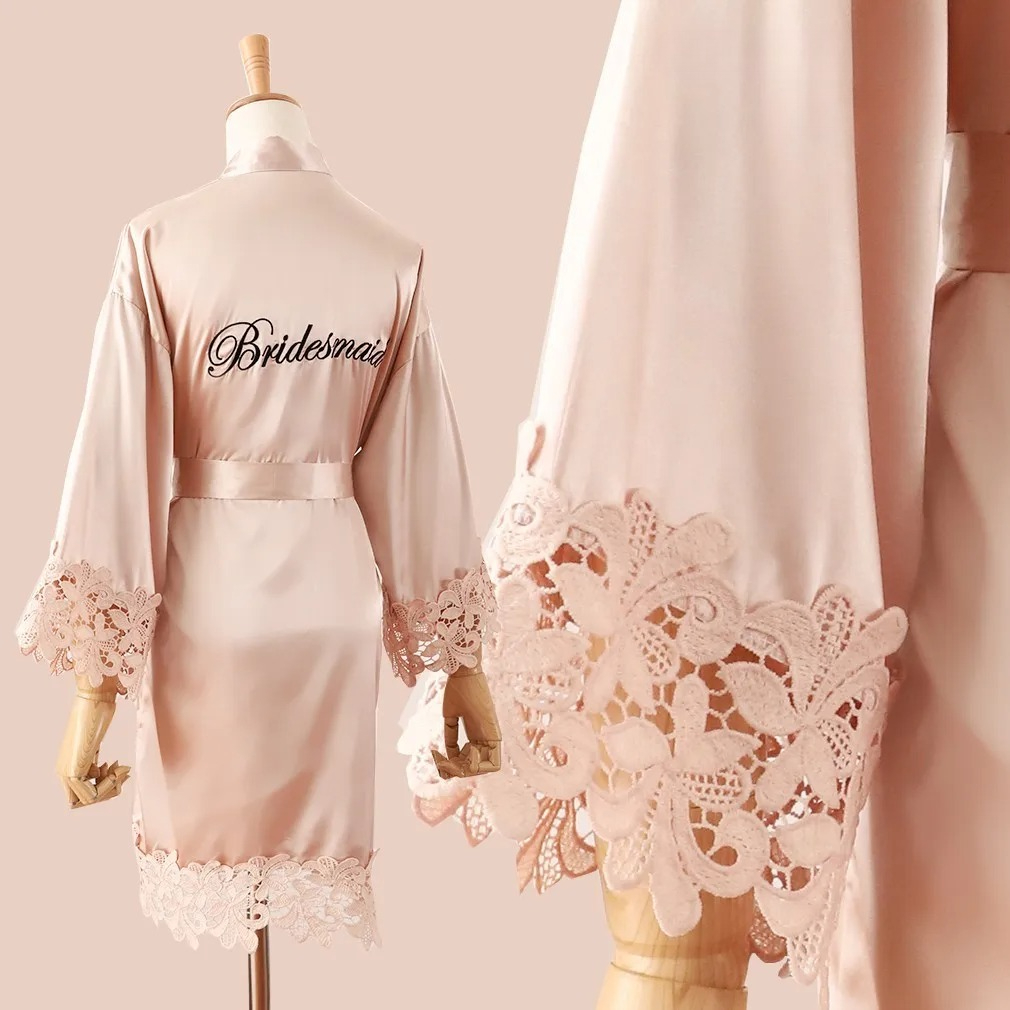 Smart Home Xl - Zomer Kant Nachtkleding Bruid & Bruidsmeisje