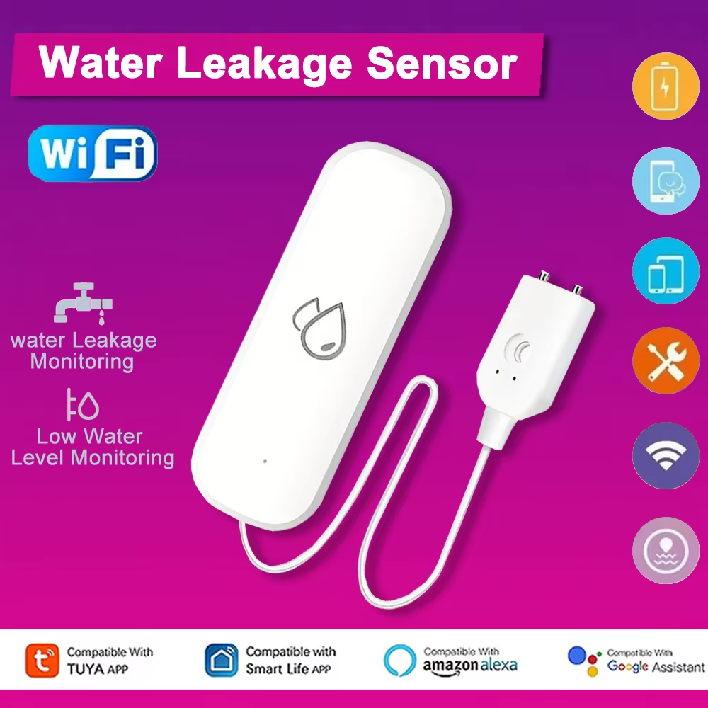 Smart Home News - Tuya WiFi Waterlekkage Alarmsensor Smart Home