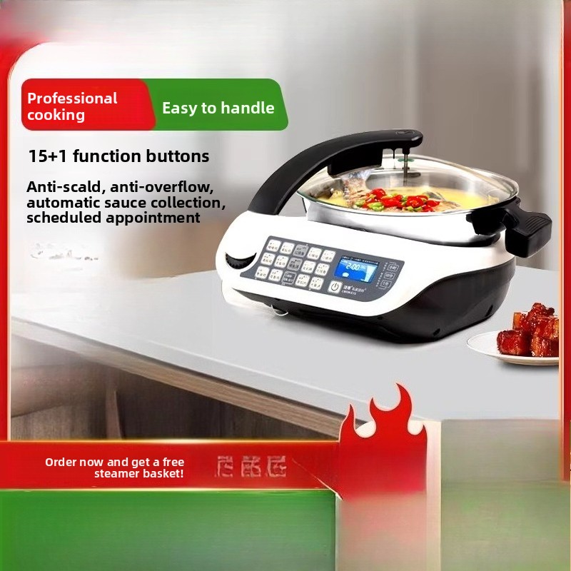 Smart Home Appliances - E15 slimme kookrobot, multifunctionele keukenmachine met