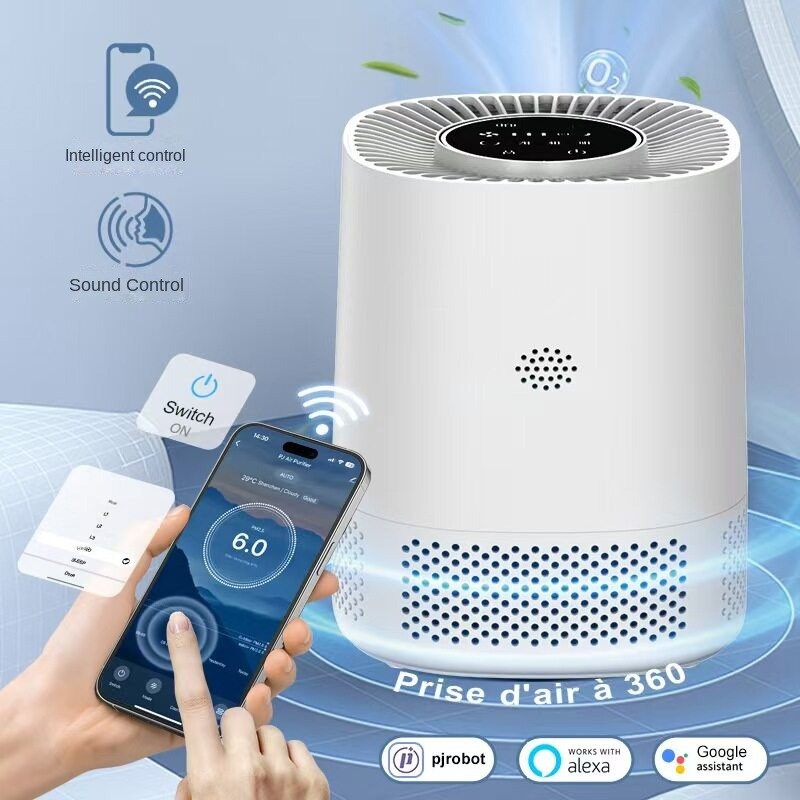 Smart Home App - Slimme luchtreiniger voor thuis met app-bediening.
