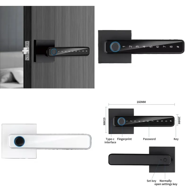 Smart Home App - Hoogwaardige touchscreen vingerafdruk-wachtwoord sleutel Smart Home