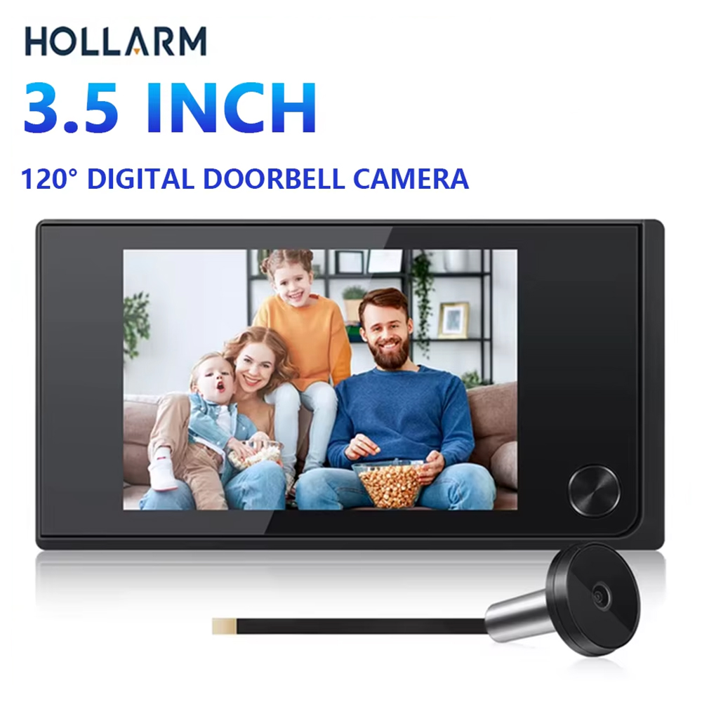 Hollarm 3,5 inch draadloze deu - Smart Home Video Doorbell recensie en prijs
