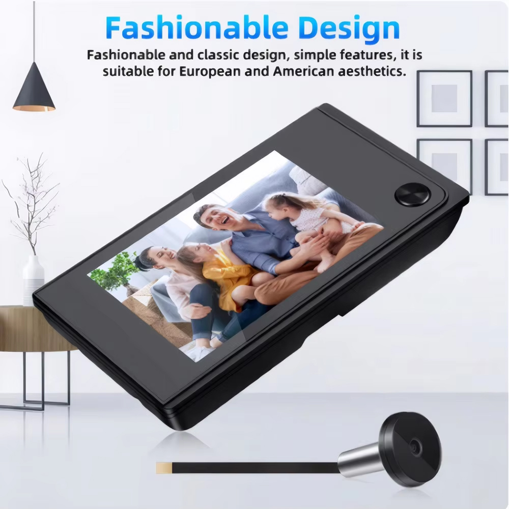 Hollarm 3,5 inch draadloze deu - Smart Home Video Doorbell recensie en prijs