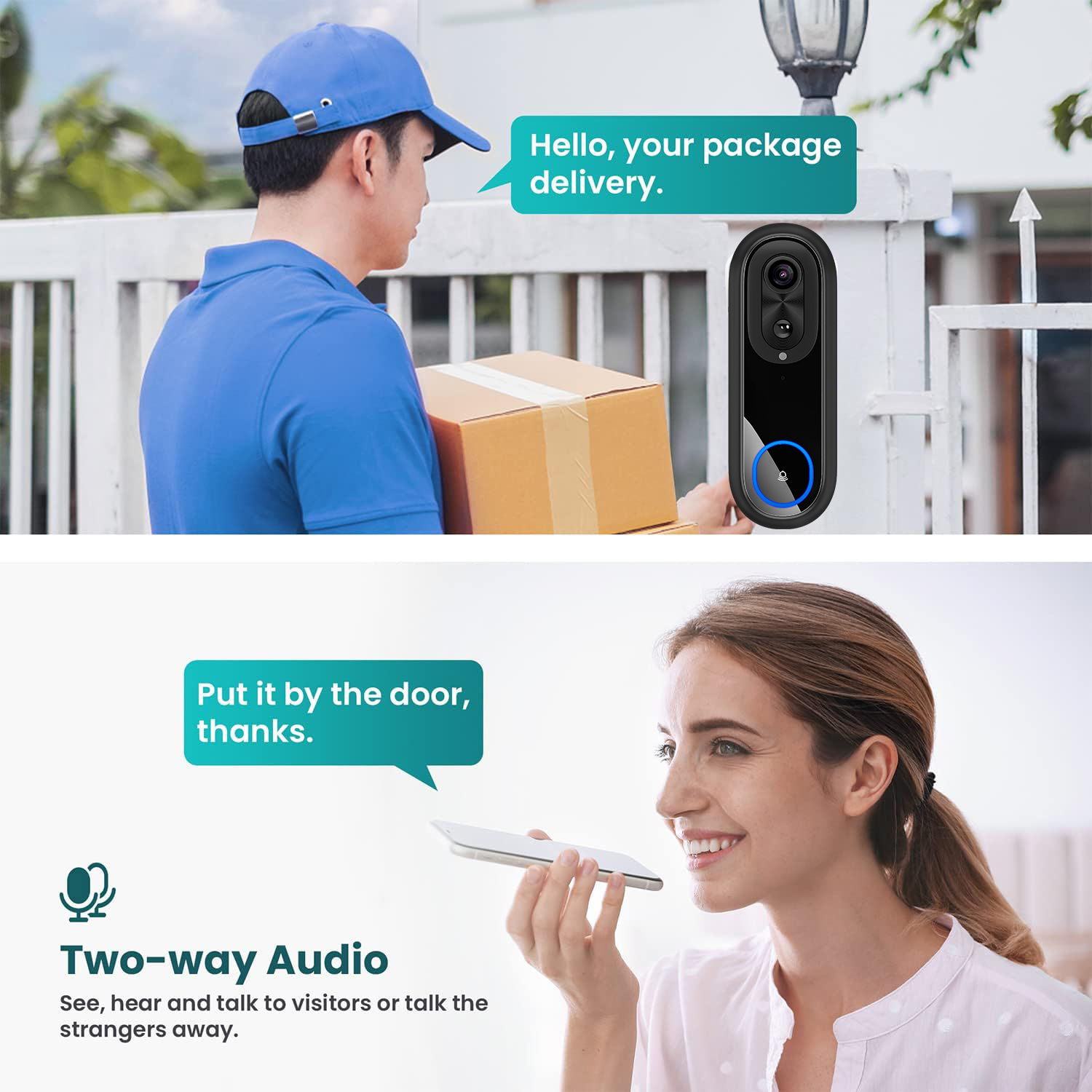 5G 2.4G WiFi Video Deurbel 108 - Smart Home Video Doorbell recensie en prijs