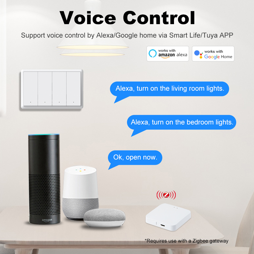 Manhot Smart Zigbee-schakelaar - Smart Home Tuya recensie en prijs