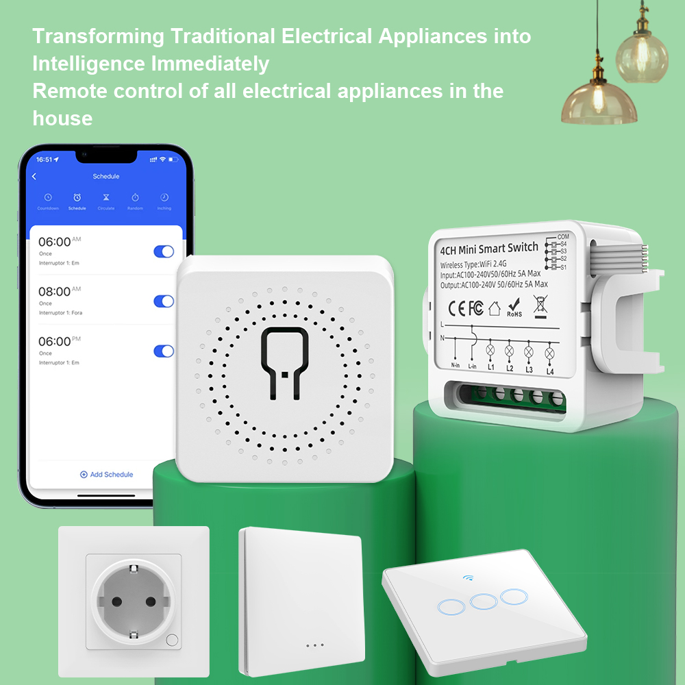 Tuya WiFi Smart Switch 1/2/3/4 - Smart Home Tuya recensie en prijs