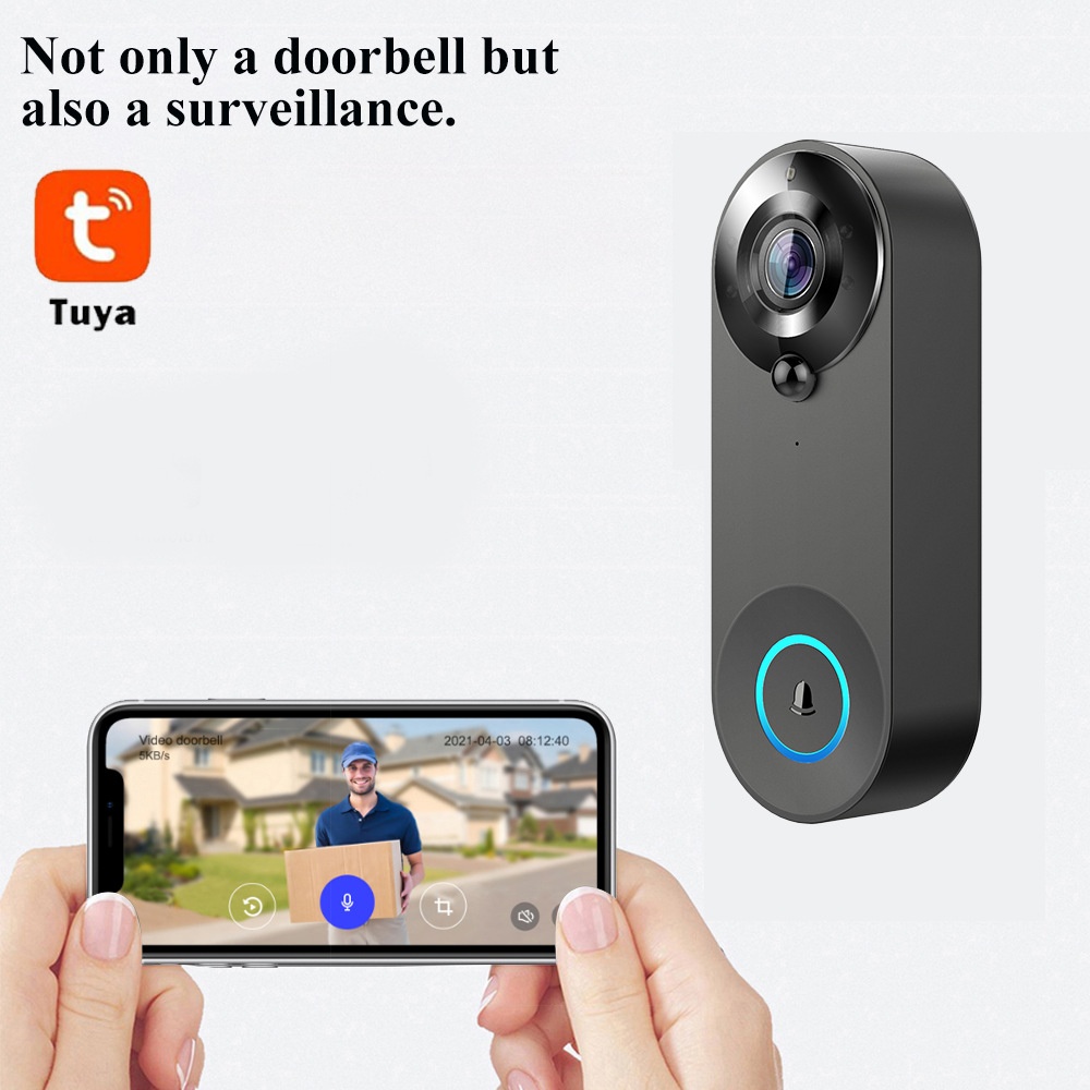 Tuya 1080P Draadloze WIFI Deur - Smart Home Video Doorbell recensie en prijs