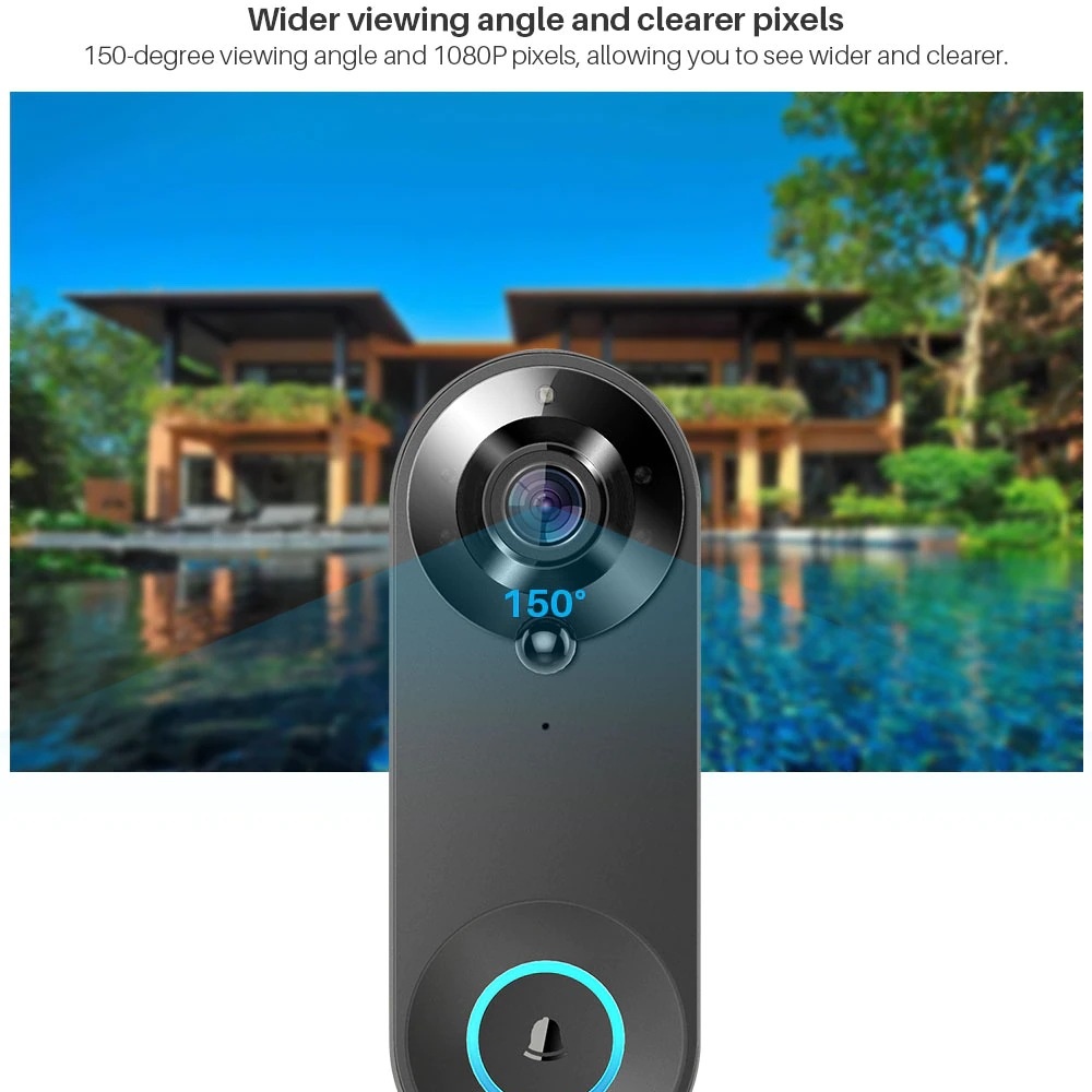 Tuya 1080P Draadloze WIFI Deur - Smart Home Video Doorbell recensie en prijs