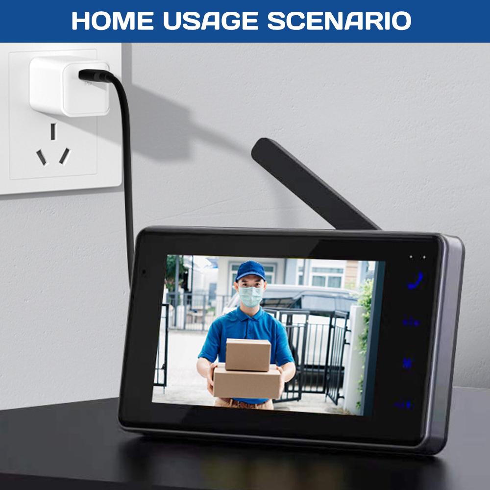 4,3-inch HD IPS-scherm Draadlo - Smart Home Video Doorbell recensie en prijs