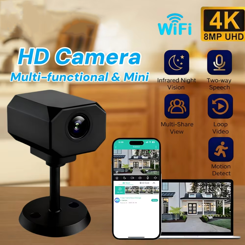 4K HD WiFi-beveiligingscamera  - Smart Home Remote Control recensie en prijs