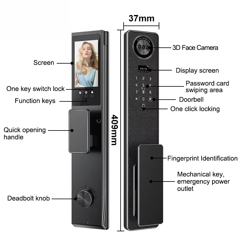 Tuya WiFi Smart Door Lock, bio - Smart Home recensie en prijs