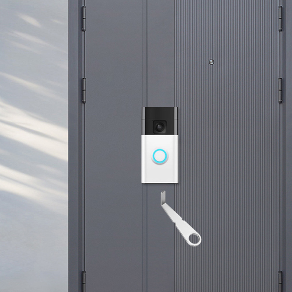Zilveren videodeurbelsleutel v - Smart Home Video Doorbell recensie en prijs