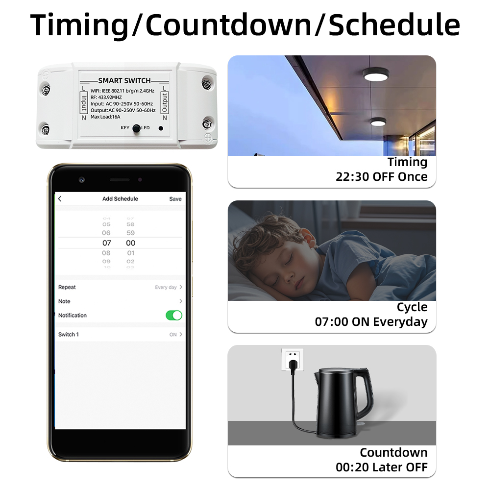16A Tuya Wifi Smart Switch RF4 - Smart Ir Remote Controller recensie en prijs