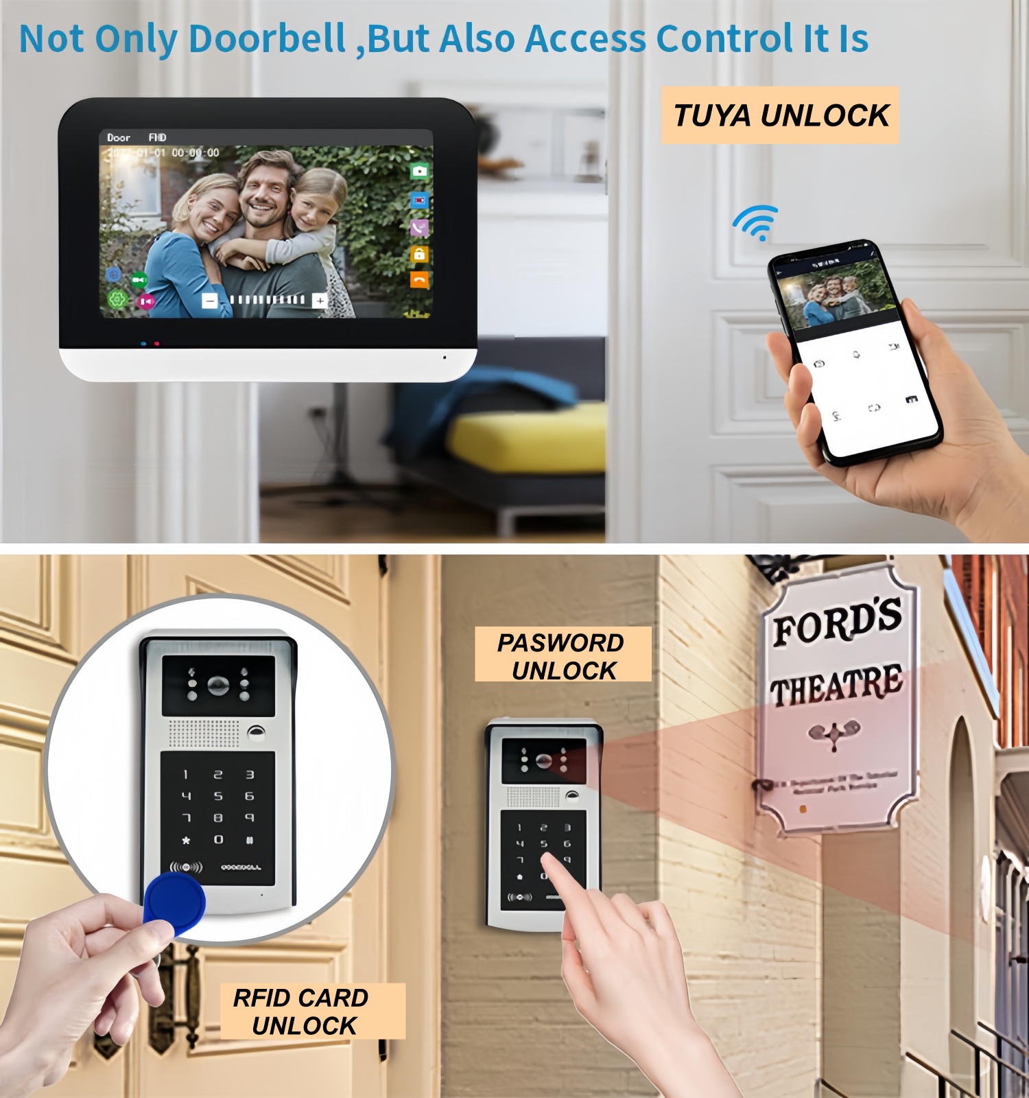 TUYA WIFI video-intercom deurb - Smart Home Video Doorbell recensie en prijs