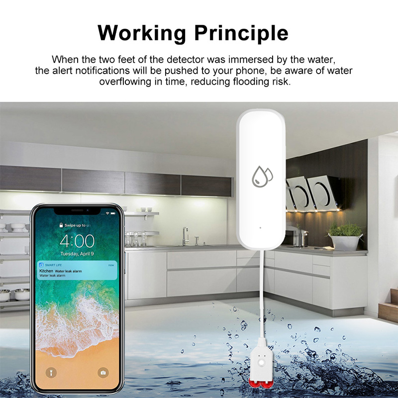 Tuya WiFi Waterlekkage Alarmse - Smart Home News recensie en prijs