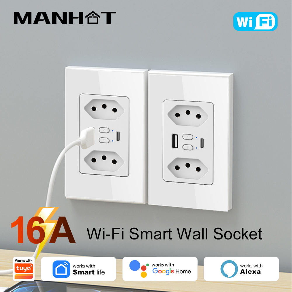 MANHOT Wifi Smart Brazil Socke - Smart Ir Remote Controller recensie en prijs