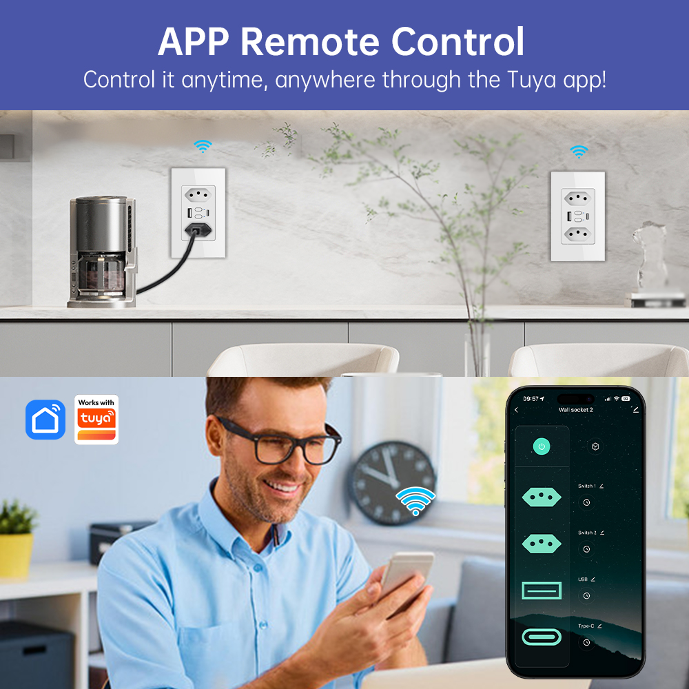MANHOT Wifi Smart Brazil Socke - Smart Ir Remote Controller recensie en prijs
