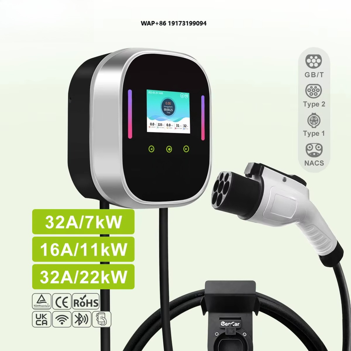 Slimme EV-lader wandbox 22kW 1 - Smart Home App recensie en prijs