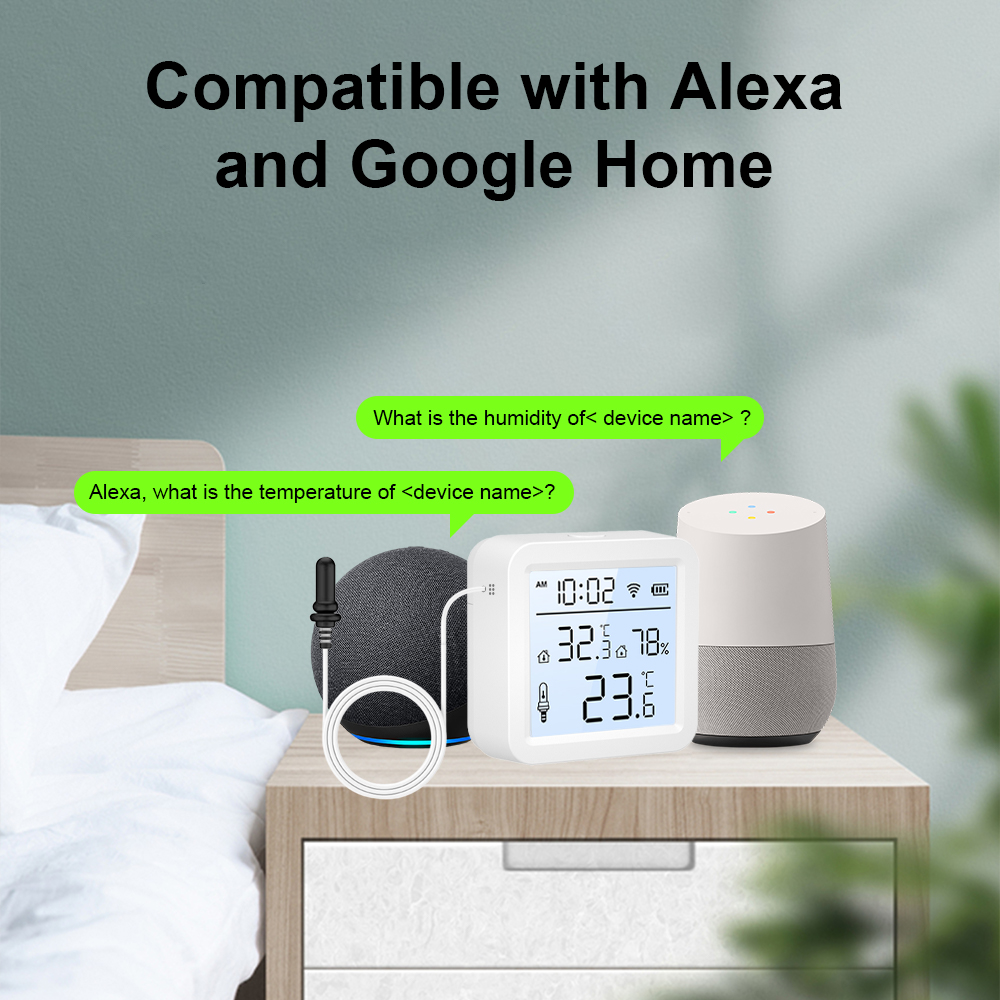 WiFi-vochtigheidstemperatuurse - Smart Home Tuya recensie en prijs